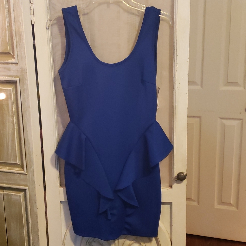 Peplum Dress-Have in diff colors too!
